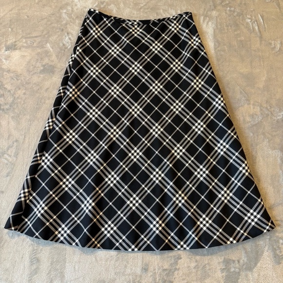 Talbots Dark Academia Preppy Plaid Midi Skirt Sz 8 Classic Old Money - Picture 1 of 6